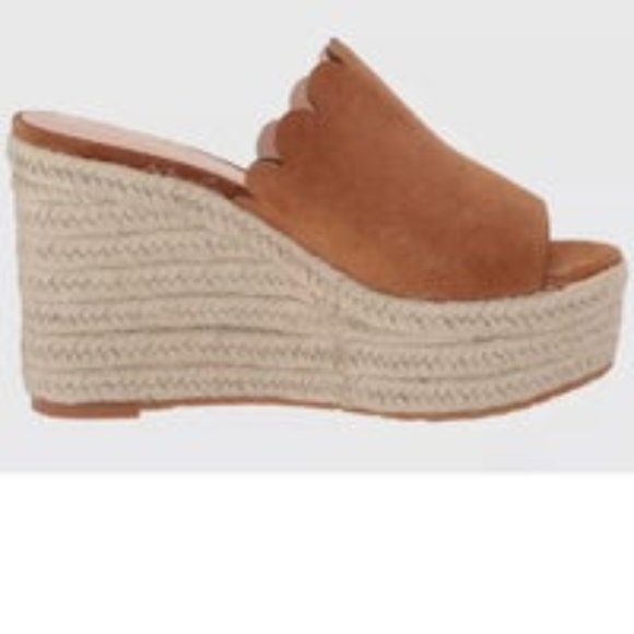 New Kate Spade Toby Scalloped Wedges - Picture 7 of 7